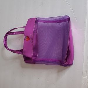 🖤5/$12 StrawberryNet Purple Mesh Mini Tote Bag